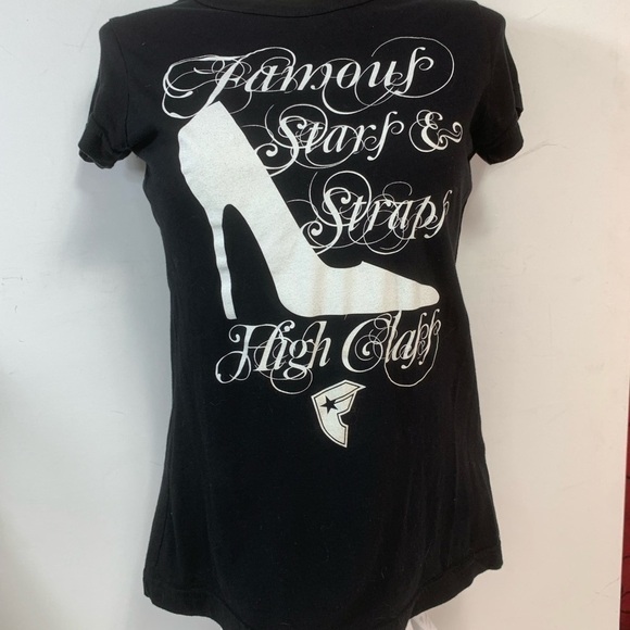 Famous Stars & Straps Black T-shirt - Picture 2 of 3